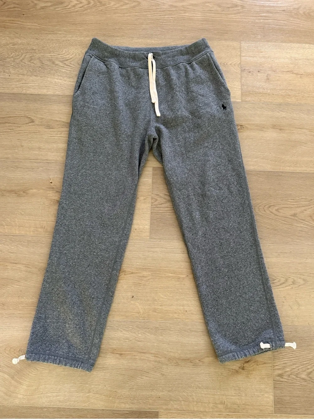 Polo Ralph Lauren Men’s M Fleece Sweatpants Drawstring Hem Gray
